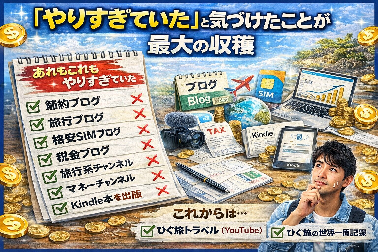 あれもこれもやりすぎていたことに気が付けた