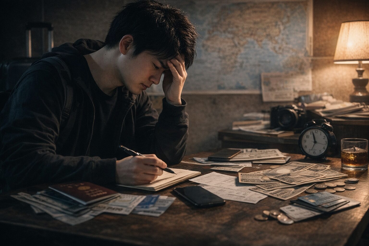 世界一周旅行出発前 不安でいっぱい