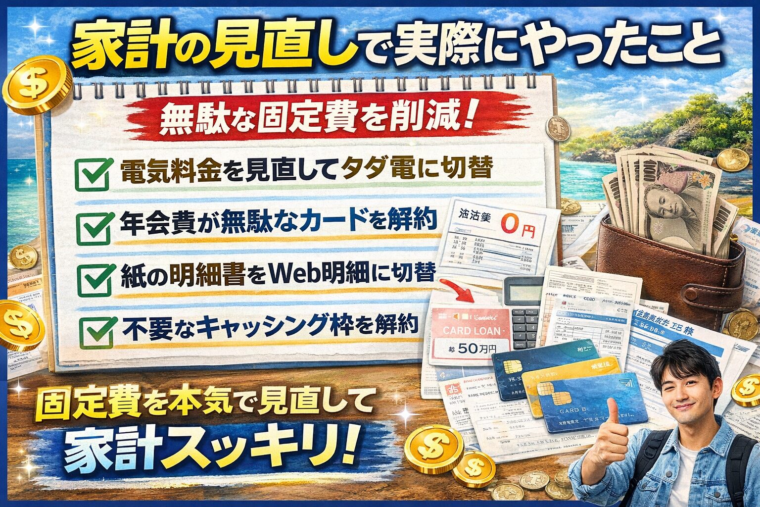 家計の見直しで実際にやったこと