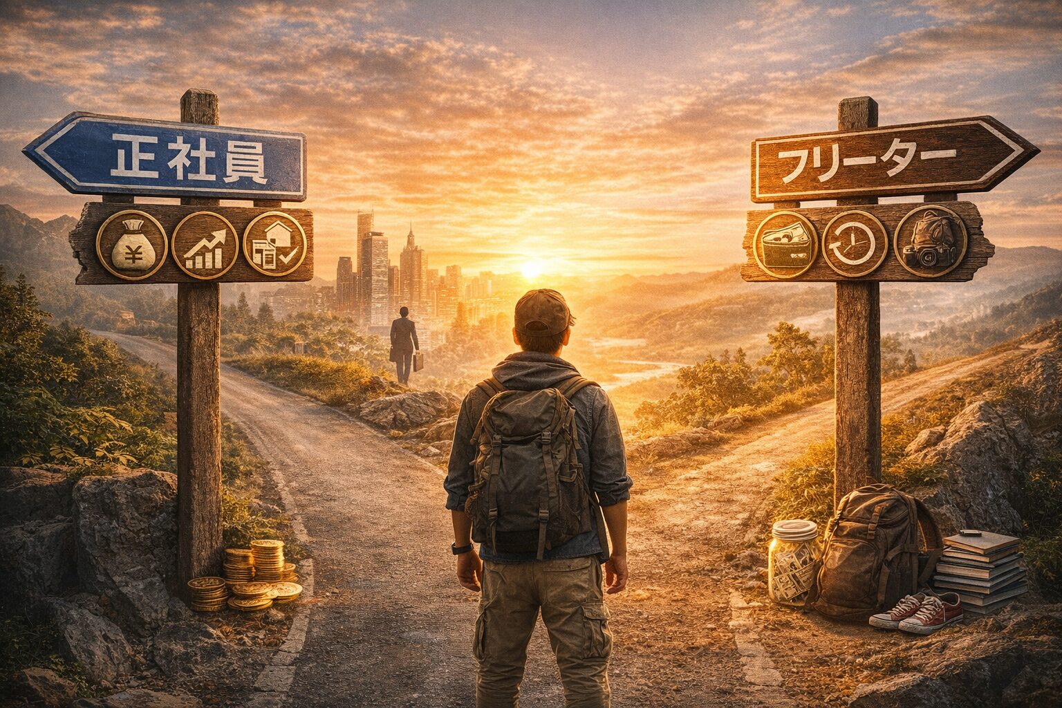 正社員かフリーター