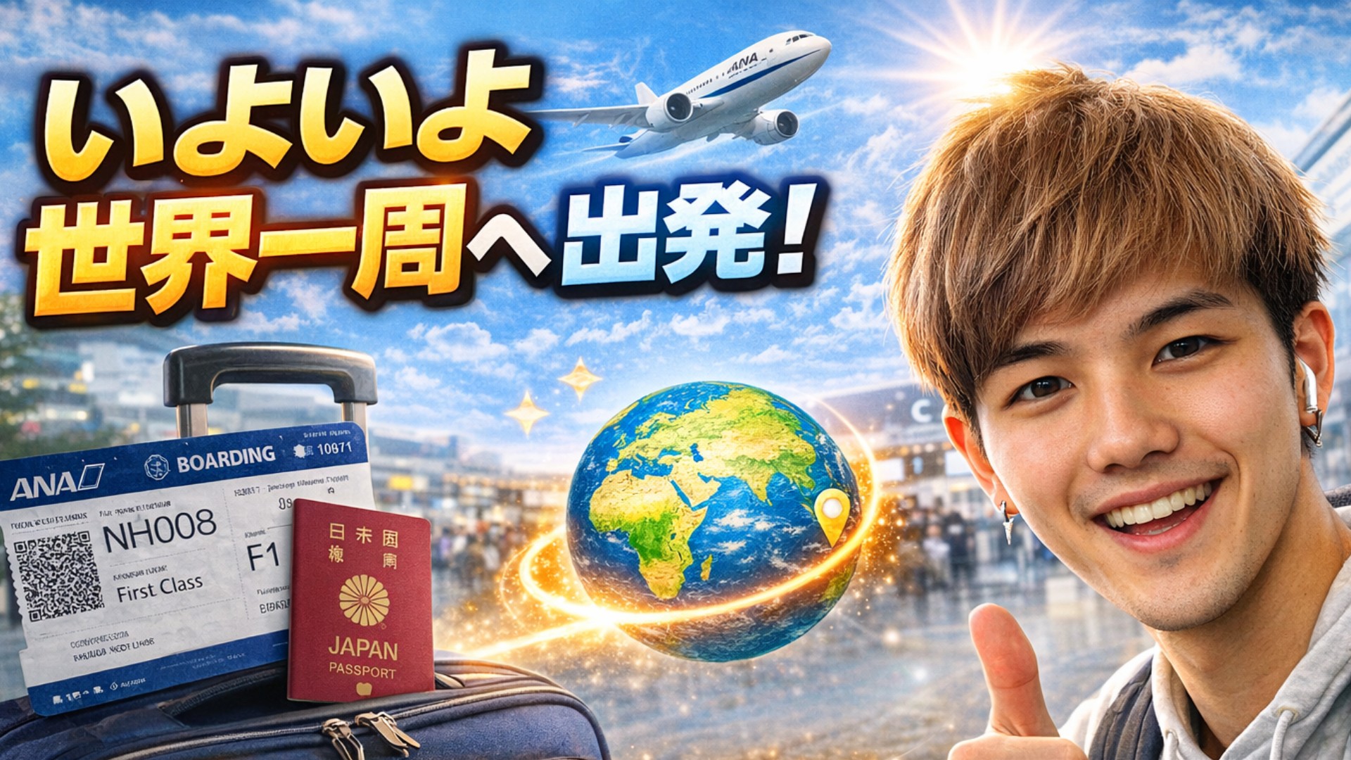 いよいよ世界一周旅行へ！