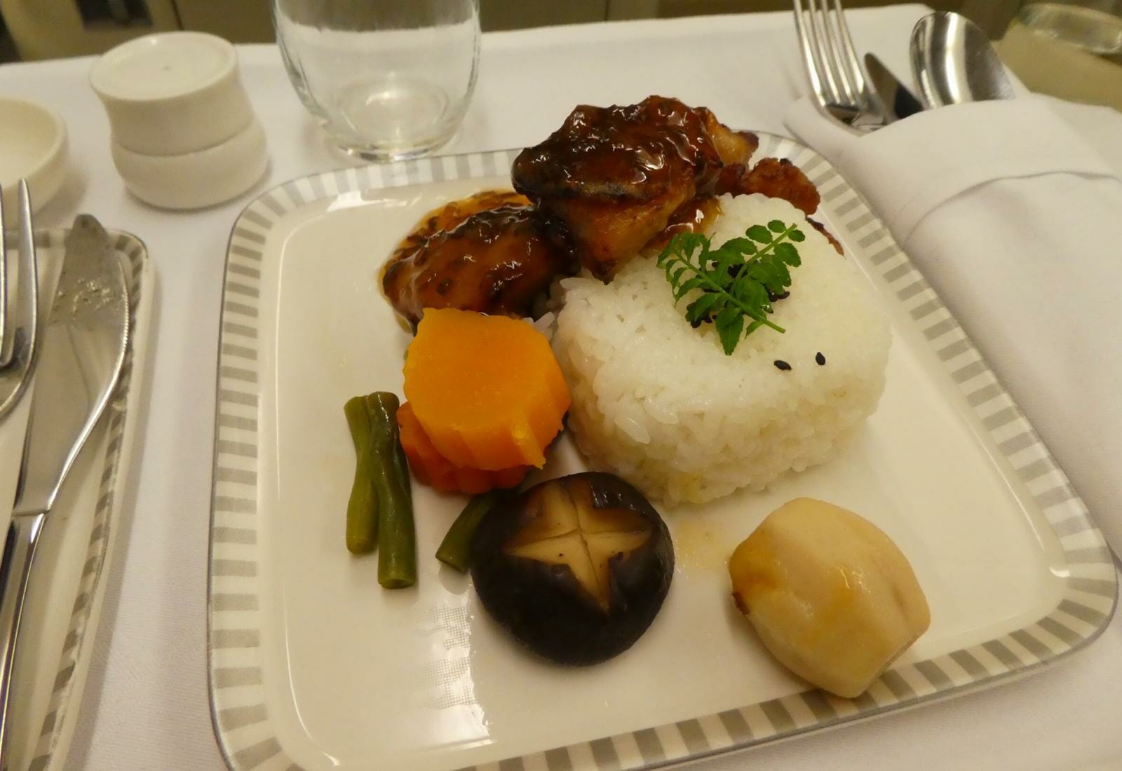 シンガポール航空-ビジネスクラス機内食