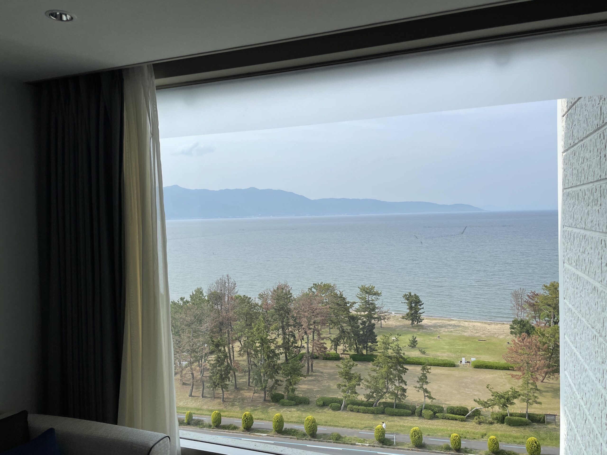 琵琶湖マリオットホテル_窓からの景色
