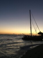 ワイキキビーチ_サンセット ワイキキビーチ_サンセット